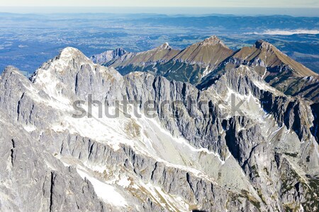 view from Lomnicky Peak, Vysoke Tatry (High Tatras), Slovakia Stock photo © phbcz