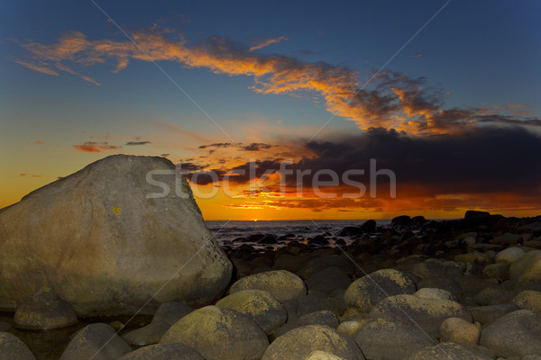 sunset, Lista, Norway Stock photo © phbcz