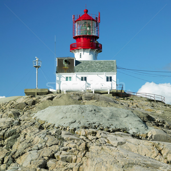 lighthouse, Lindesnes, Norway Stock photo © phbcz