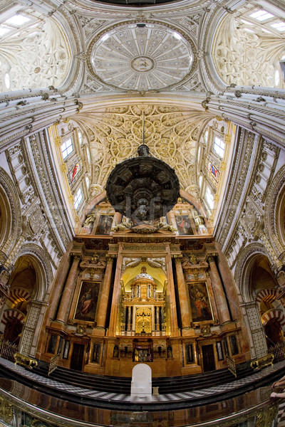 interior of Mosque-Cathedral, Cordoba, Andalusia, Spain Stock photo © phbcz
