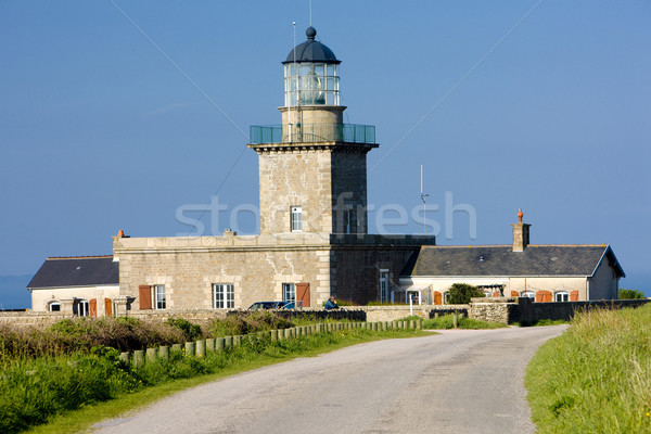 lighthouse, Cap de Certeret, Normandy, France Stock photo © phbcz