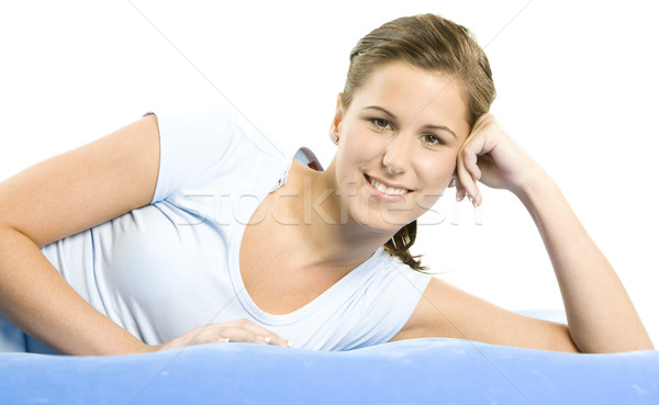 Foto stock: Retrato · mujer · jóvenes · solo