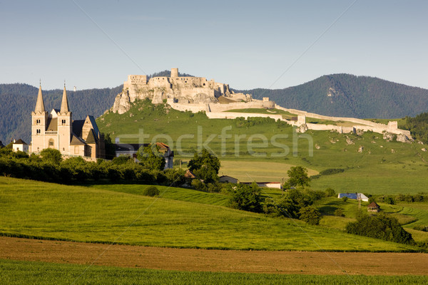 [[stock_photo]]: Chapitre · château · Slovaquie · bâtiment · architecture · temple