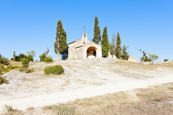 Chapel St. Sixte near Eygalieres, Provence, France Stock photo © phbcz