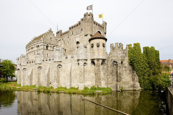 castle, Gravensteen, Ghent, Flanders, Belgium Stock photo © phbcz