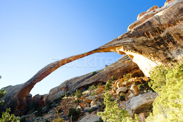 Krajobraz arch. parku Utah USA skał Zdjęcia stock © phbcz