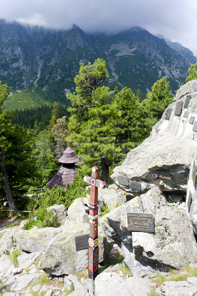 Stock foto: Symbolische · Friedhof · groß · Slowakei · Tod · Park