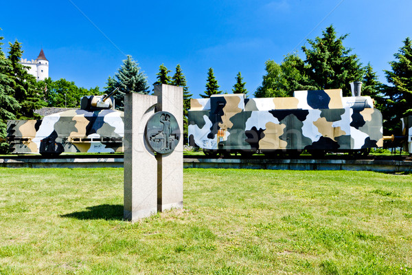 armored train - memorial of Slovak National Uprising, Zvolen, Sl Stock photo © phbcz