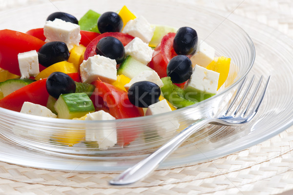 Stock photo: Greek salad