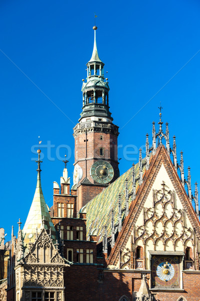 Ratusz główny rynku placu Polska budynku Zdjęcia stock © phbcz
