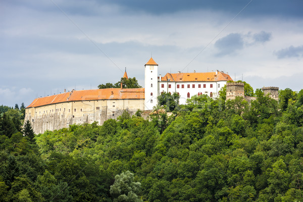 Stock fotó: Kastély · Csehország · utazás · építészet · kint · kívül