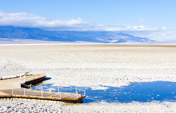 Badwater (the lowest point in North America), Death Valley Natio Stock photo © phbcz