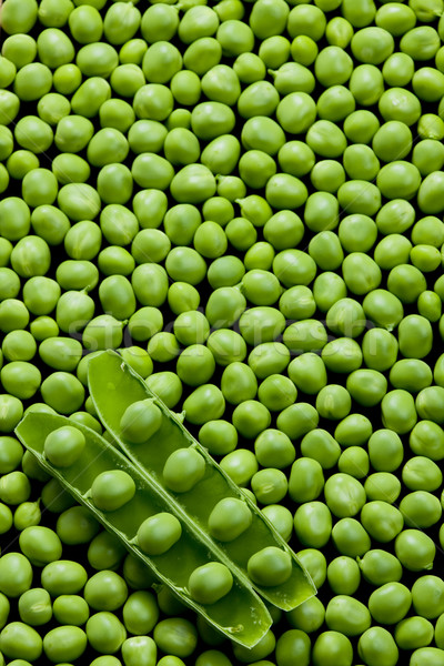 pea pod with peas Stock photo © phbcz