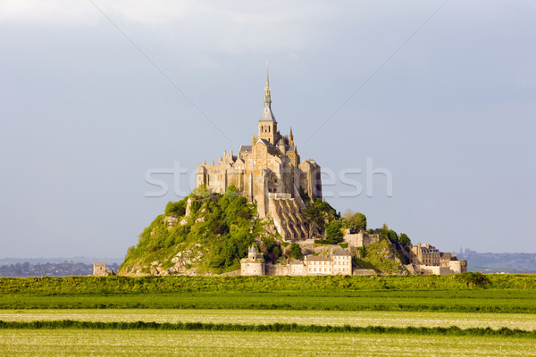 Normandia Franciaország épület utazás építészet templom Stock fotó © phbcz