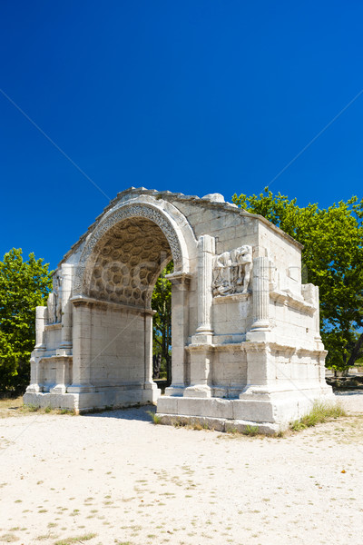 Roman Triumphal arch, Glanum, Saint-Remy-de-Provence, Provence,  Stock photo © phbcz