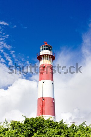 Point phare Barbade bâtiment sécurité Photo stock © phbcz