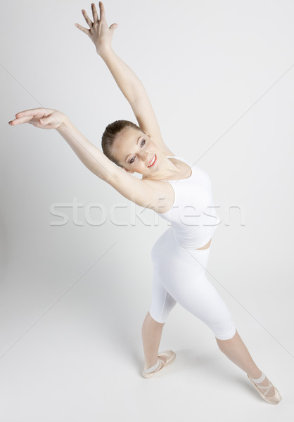 Balletdanser vrouwen dans ballet jonge opleiding Stockfoto © phbcz