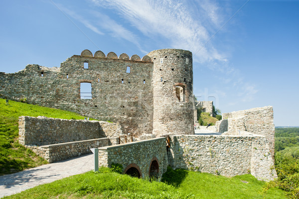 Castillo Eslovaquia edificio arquitectura historia ruinas Foto stock © phbcz