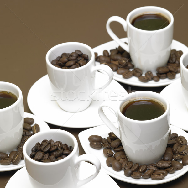 cups of coffee Stock photo © phbcz