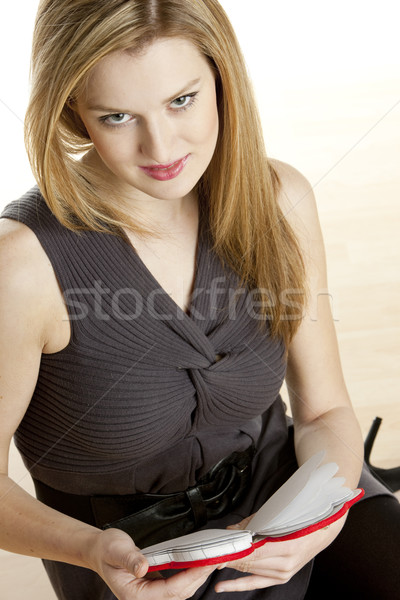 Foto stock: Retrato · diario · mujer · jóvenes