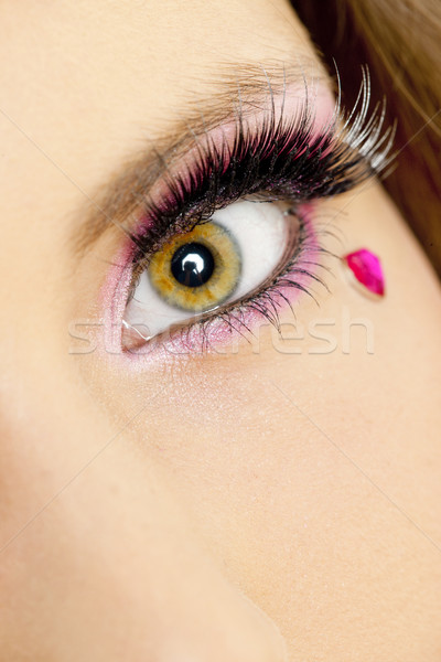 detail of woman's makeup Stock photo © phbcz