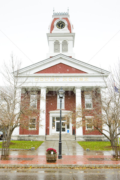 Bíróság Vermont USA épületek építészet szabadtér Stock fotó © phbcz