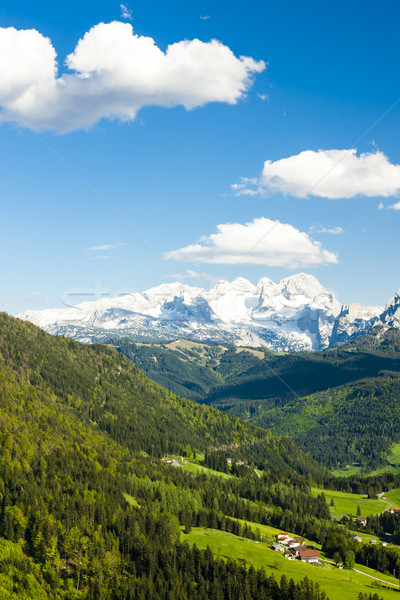 view to Dachstein from the west, Upper Austria-Styria, Austria Stock photo © phbcz
