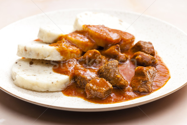 beef goulash Stock photo © phbcz