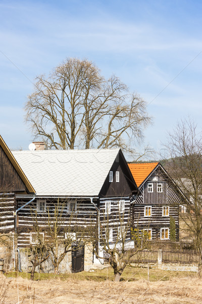 cottages in Kokorin Region, Dobren, Czech Republic Stock photo © phbcz