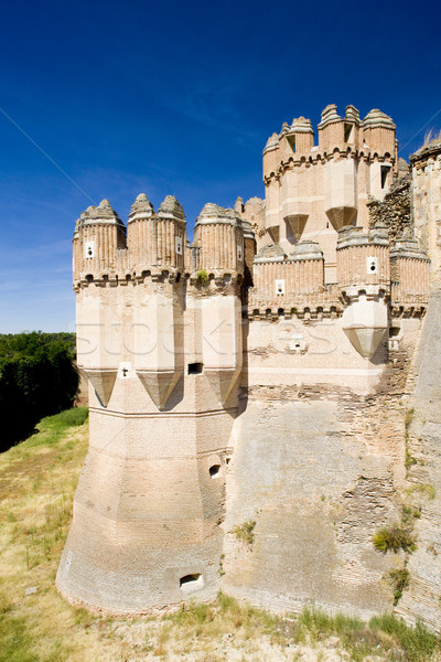Coca Castle, Segovia Province, Castile and Leon, Spain Stock photo © phbcz