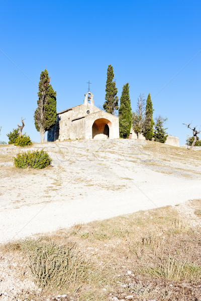 Chapel St. Sixte near Eygalieres, Provence, France Stock photo © phbcz