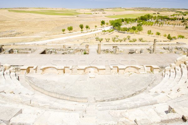 Roman Theatre of Segobriga, Saelices, Castile-La Mancha, Spain Stock photo © phbcz