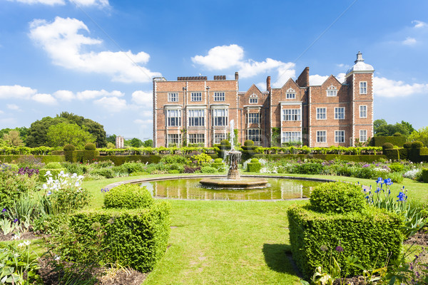 Hatfield House with garden, Hertfordshire, England Stock photo © phbcz