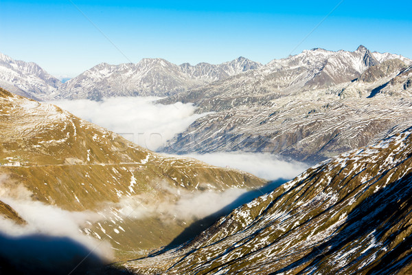 view from Furkapass, canton Graubunden, Switzerland Stock photo © phbcz