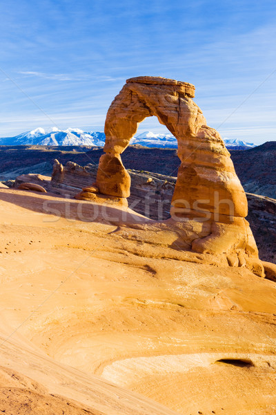 Foto stock: Arco · parque · Utah · EUA · paisaje · montanas