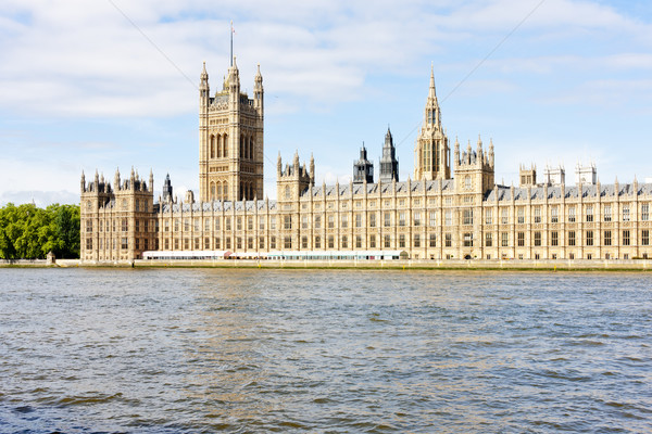 Casas parlamento Londres gran bretaña ciudad viaje Foto stock © phbcz