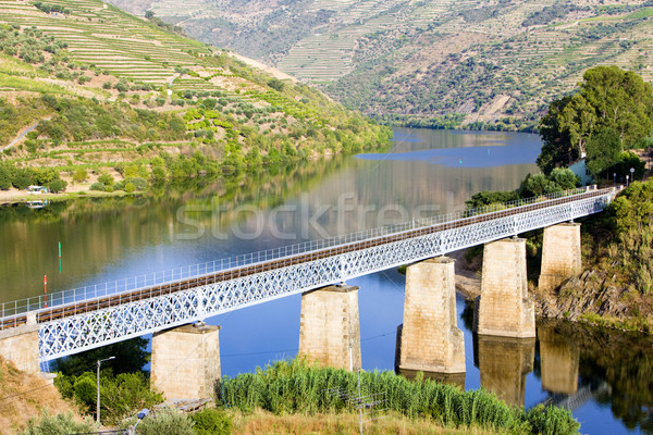 Stok fotoğraf: Vadi · Portekiz · demiryolu · manzara · dünya · seyahat