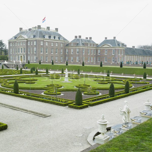 Pałac ogrody zamek budynku architektury roślin Zdjęcia stock © phbcz