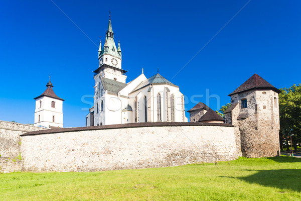 castle and church of Saint Catherine, Kremnica, Slovakia Stock photo © phbcz