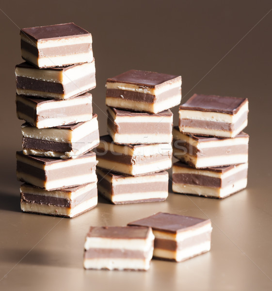 nougat chocolate candies Stock photo © phbcz