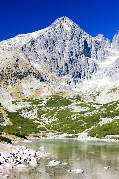 Lomnicky Peak and Skalnate Tarn, Vysoke Tatry (High Tatras), Slo Stock photo © phbcz