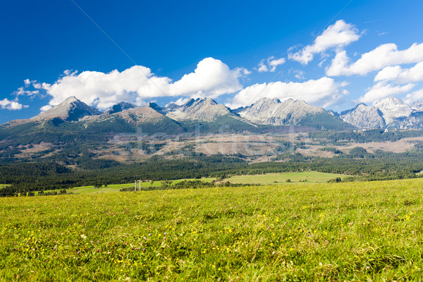 Western part of Vysoke Tatry (High Tatras), Slovakia Stock photo © phbcz