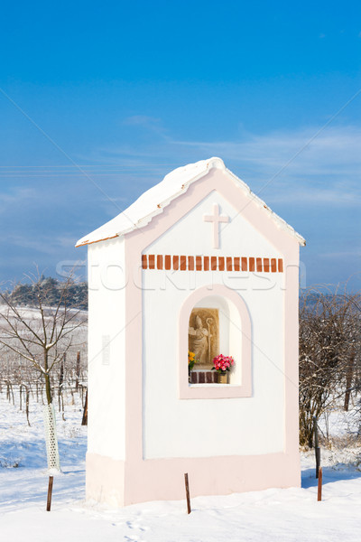 Tortura República Checa edificio nieve invierno arquitectura Foto stock © phbcz