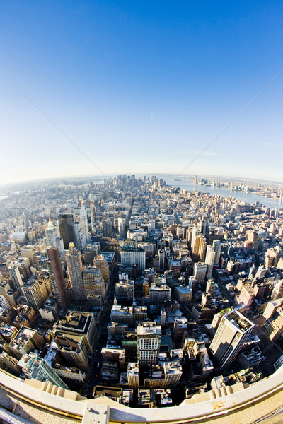 view of Manhattan from The Empire State Building, New York City, Stock photo © phbcz