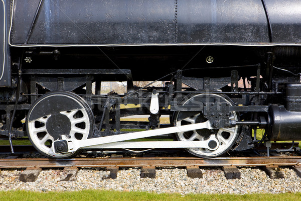 detail of steam locomotive, Groveton, New Hampshire, USA Stock photo © phbcz