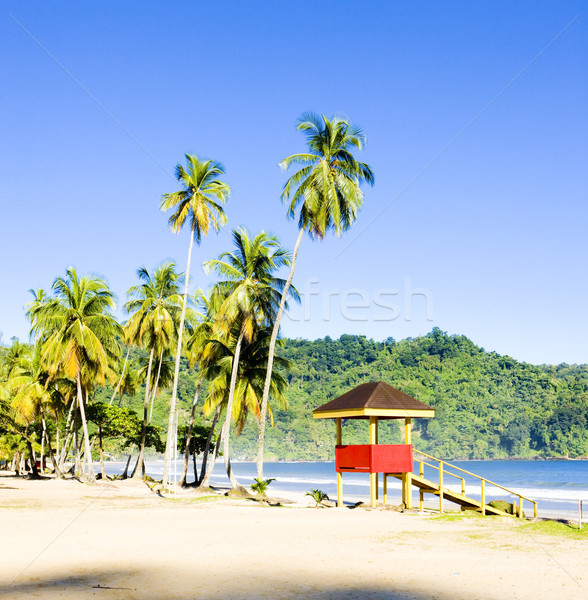 Stock photo: cabin on the beach, Maracas Bay, Trinidad
