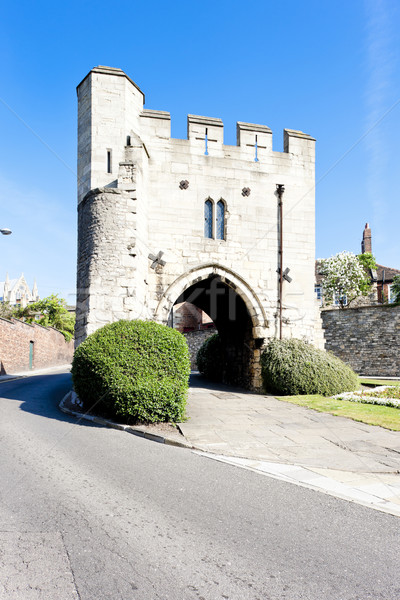 Poort Engeland architectuur stad buitenshuis historisch Stockfoto © phbcz