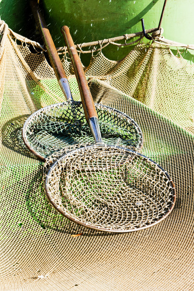 landing nets Stock photo © phbcz