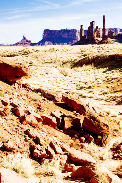 The Totem Pole, Monument Valley National Park, Utah-Arizona, USA Stock photo © phbcz