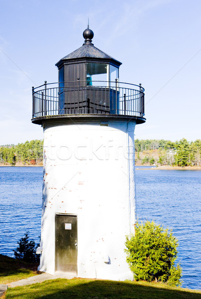 Whitlocks Mill Lighthouse, Calais, Maine, USA Stock photo © phbcz